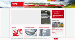 Desktop Screenshot of hoval.hr