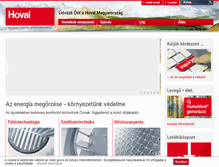 Tablet Screenshot of hoval.hu